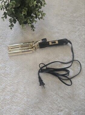 Vidal Sassoon 3-Barrel VS184 Gold Series Hair Waver Curling Iron